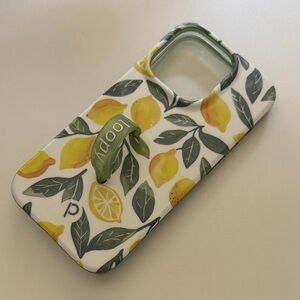 Loopy Case Citrus Leaf Design Phone Case - Yellow and Green